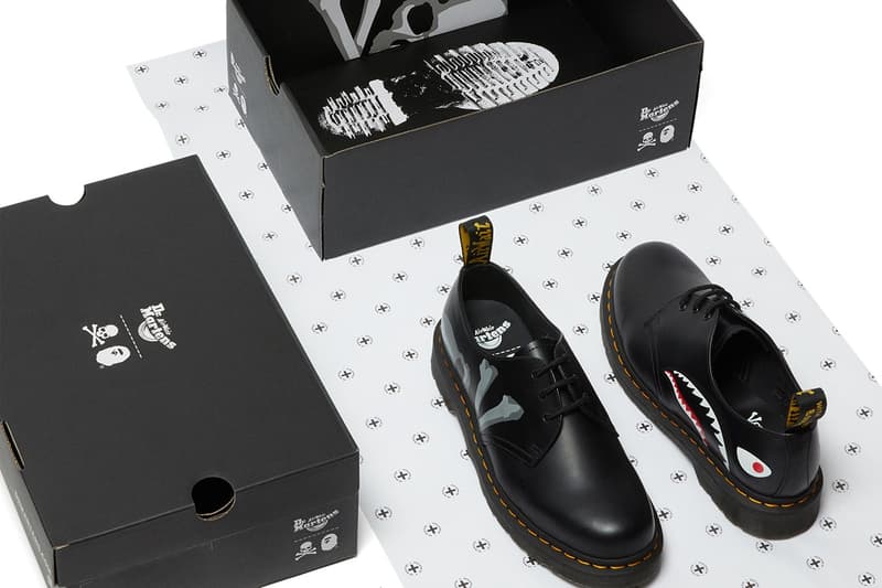Dr. Martens x BAPE x Mastermind Japan 三方聯乘「1461 Oxford」即將登場