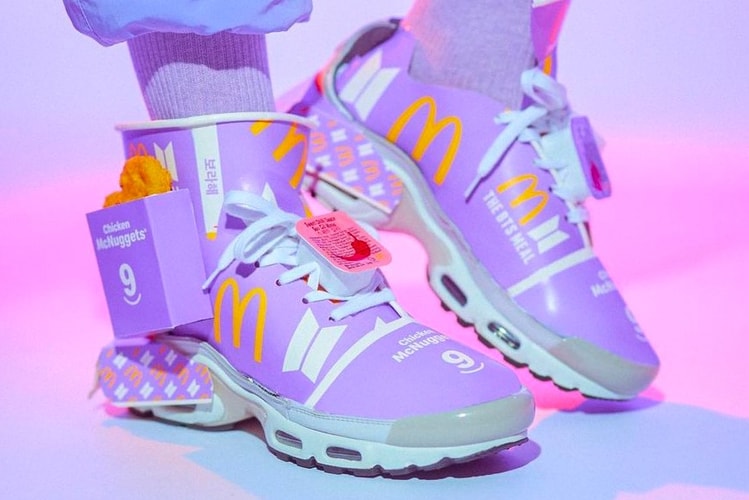 創意人士打造前衛 BTS x McDonald's 運動鞋履