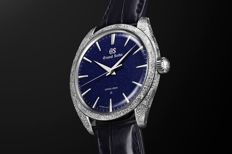 Grand Seiko 推出要價 $79,000 美元白金雕刻 Spring Drive 錶款