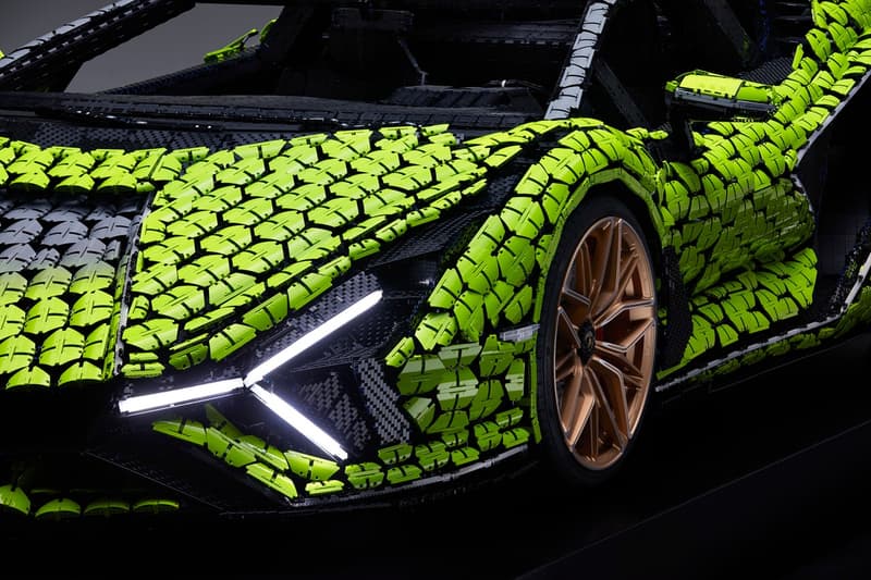 LEGO Technic 實體化 1:1 尺寸 Lamborghini Sián 超跑積木模型