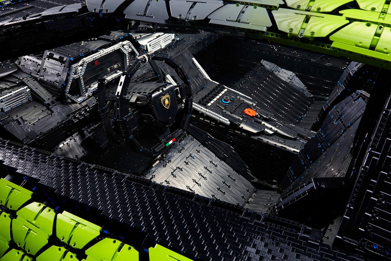 LEGO Technic 實體化 1:1 尺寸 Lamborghini Sián 超跑積木模型