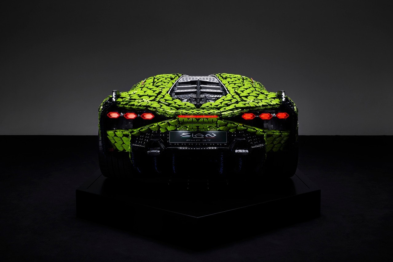 LEGO Technic 實體化 1:1 尺寸 Lamborghini Sián 超跑積木模型