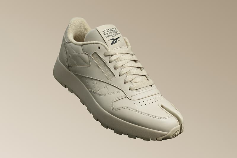 近赏 Maison Margiela x Reebok Classic Leather Tabi、Club C 全新配色「Natural Beige」