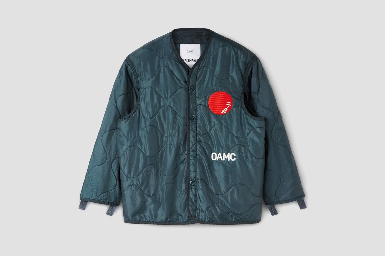 OAMC 最新「DOT Peacemaker Liner」夾克即將登場