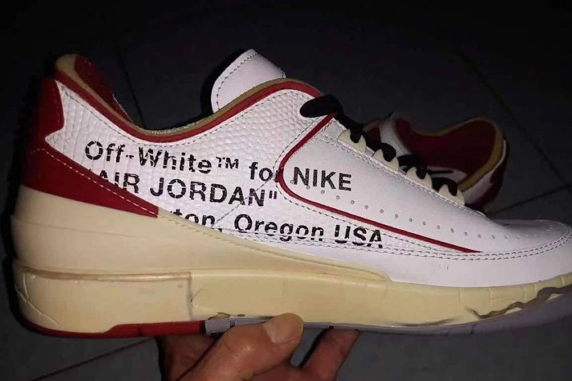 率先預覽 Off-White™ x Air Jordan 2 Low 實鞋樣貌
