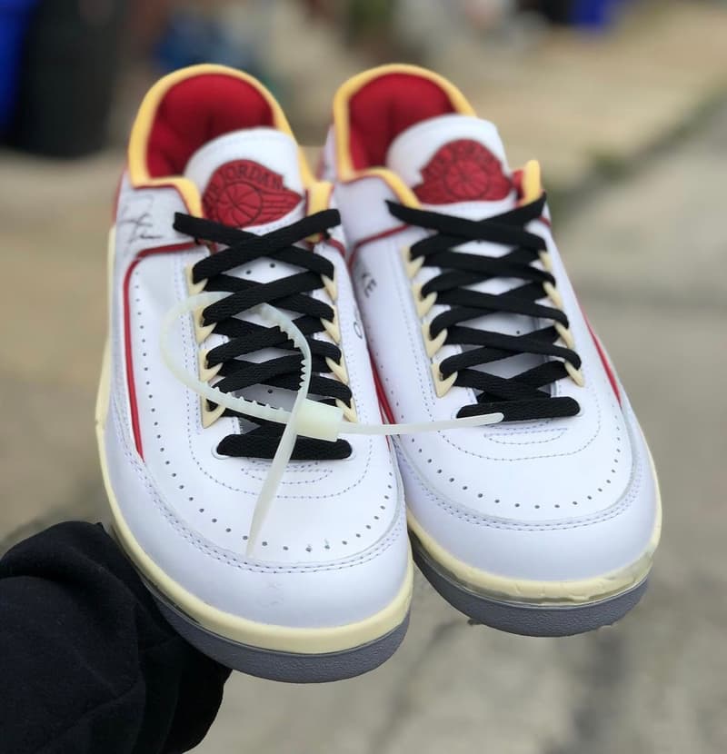 近賞 Off-White™ x Air Jordan 2 Low 白紅配色清晰圖輯