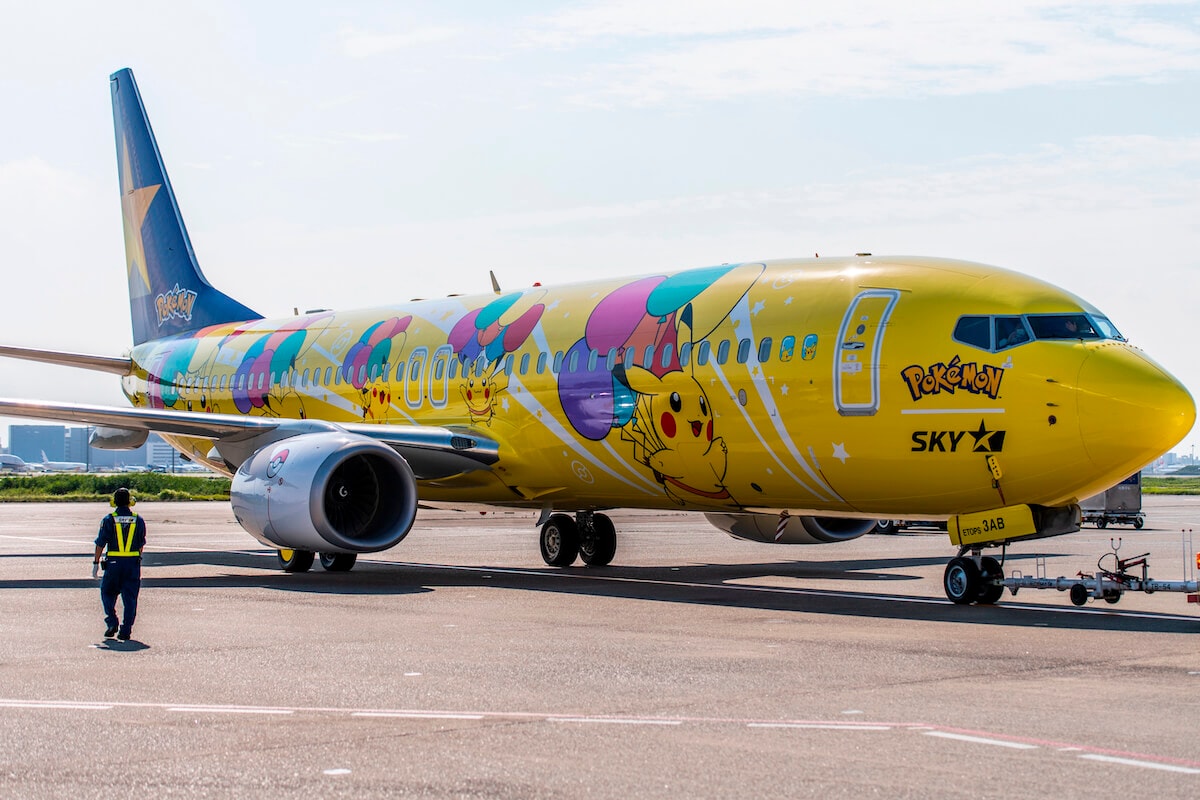  日本「飛天皮卡丘計劃」打造黃色塗裝 737 客機