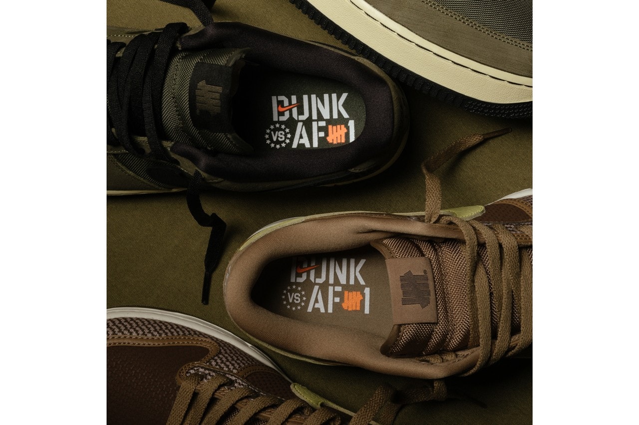 UNDEFEATED x Nike「Dunk Vs. AF-1」聯乘系列官方發售情報公佈