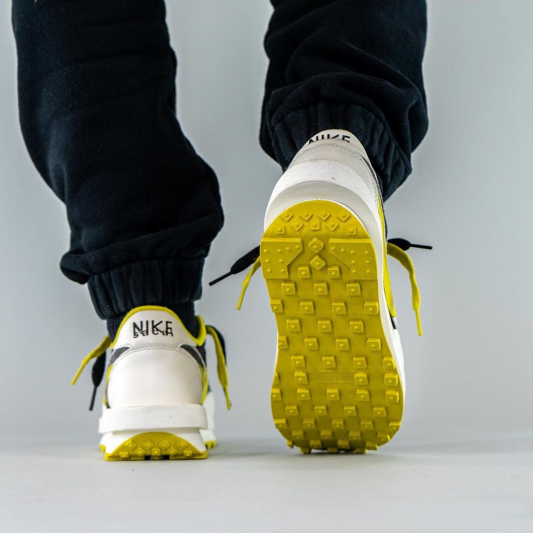 再次近賞 UNDERCOVER x sacai x Nike LDWaffle「Bright Citron」三方聯乘鞋款