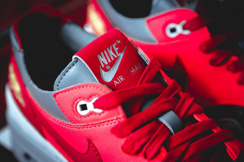 HYPEBEAST 完整近賞 CLOT x Nike Air Max 1 最新配色「K.O.D. Solar Red」