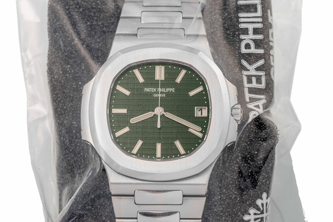Patek Philippe「綠面」Nautilus 錶款以超定價 11 倍價格成交拍賣（UPDATE）