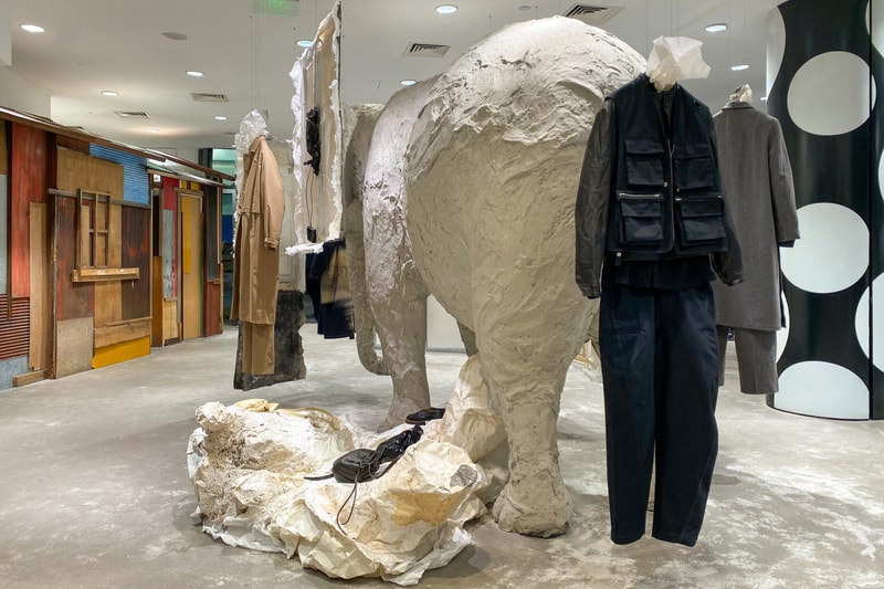 LEMAIRE x 艺术家林延合作装置展登陆 Dover Street Market Beijing