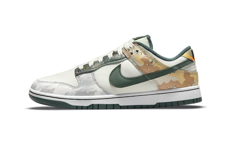 率先近賞 Nike Dunk Low 全新「Crazy Camo」、「Multi Camo」版本