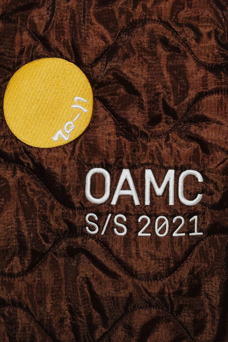 OAMC 全新「DOT Peacemaker Liner」夾克限量登場