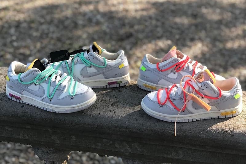 Off-White™ x Nike Dunk Low 全新聯乘系列「THE 50」實鞋預覽