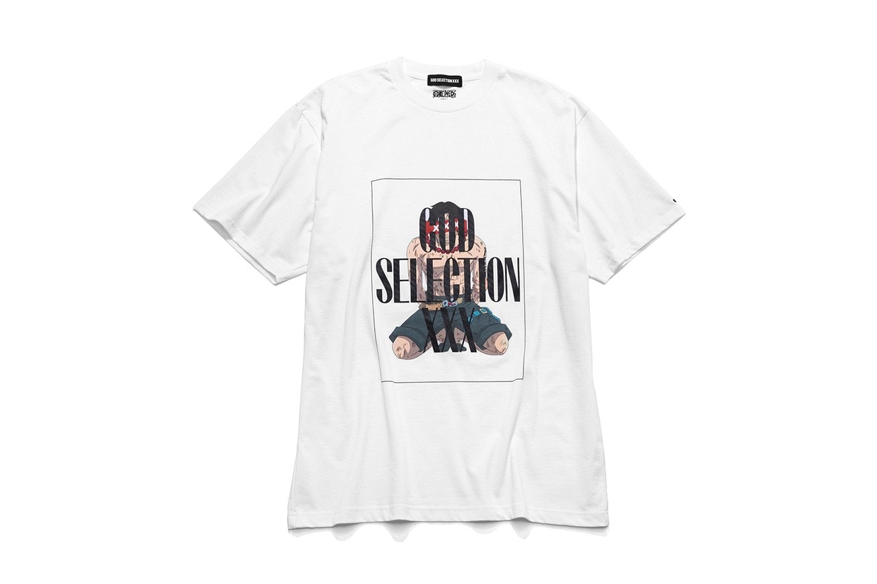 GOD SELECTION XXX 攜手《ONE PIECE》推出聯名 T-Shirt 系列