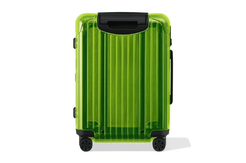 RIMOWA 限量推出「Cabin Neon」螢光半透明配色 Essential 旅行箱