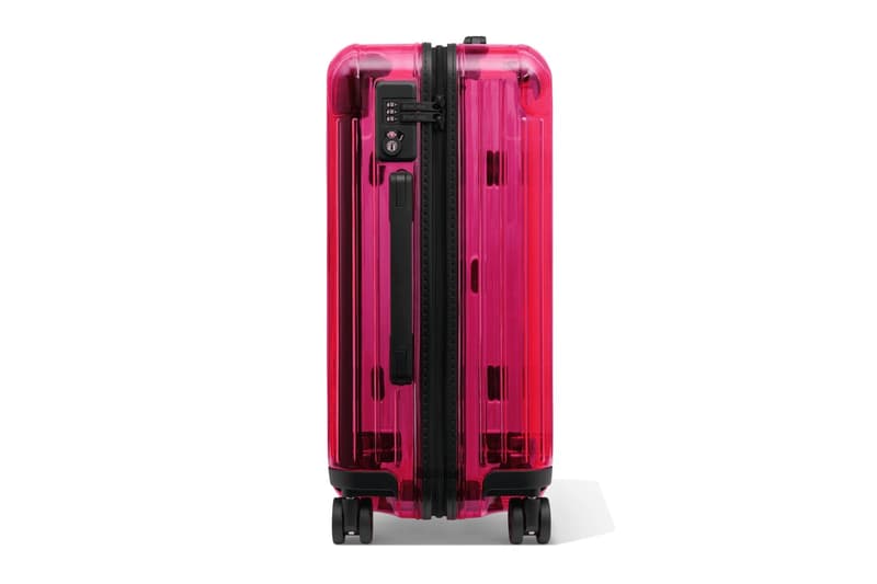 RIMOWA 限量推出「Cabin Neon」螢光半透明配色 Essential 旅行箱