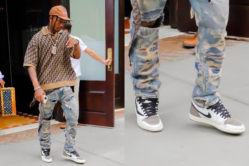 Travis Scott 率先著用從未曝光 Air Jordan 1 聯乘鞋款