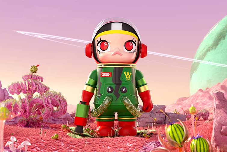 POP MART MEGA 珍藏系列最新「1000% SPACE MOLLY 西瓜」正式登场