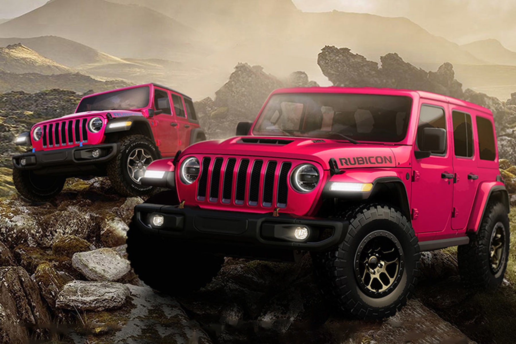 2021 年式樣 Jeep Wrangler 推出全新「Tuscadero Pink」配色車漆塗裝