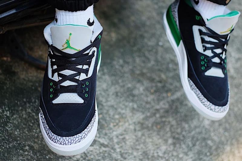 率先近賞 Air Jordan 3 最新配色「Pine Green」上腳圖輯