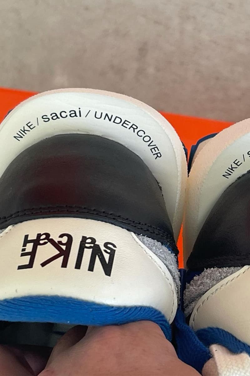 UNDERCOVER x sacai x Nike LDWaffle「Night Maroon/Team Royal」清晰圖輯曝光