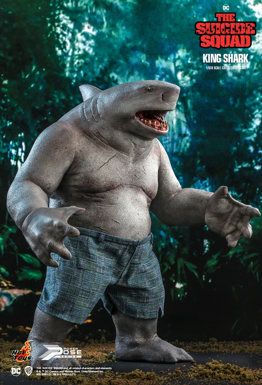 Hot Toys 推出全新 1:6 比例《The Suicide Squad》人氣角色「King Shark」雕塑模型