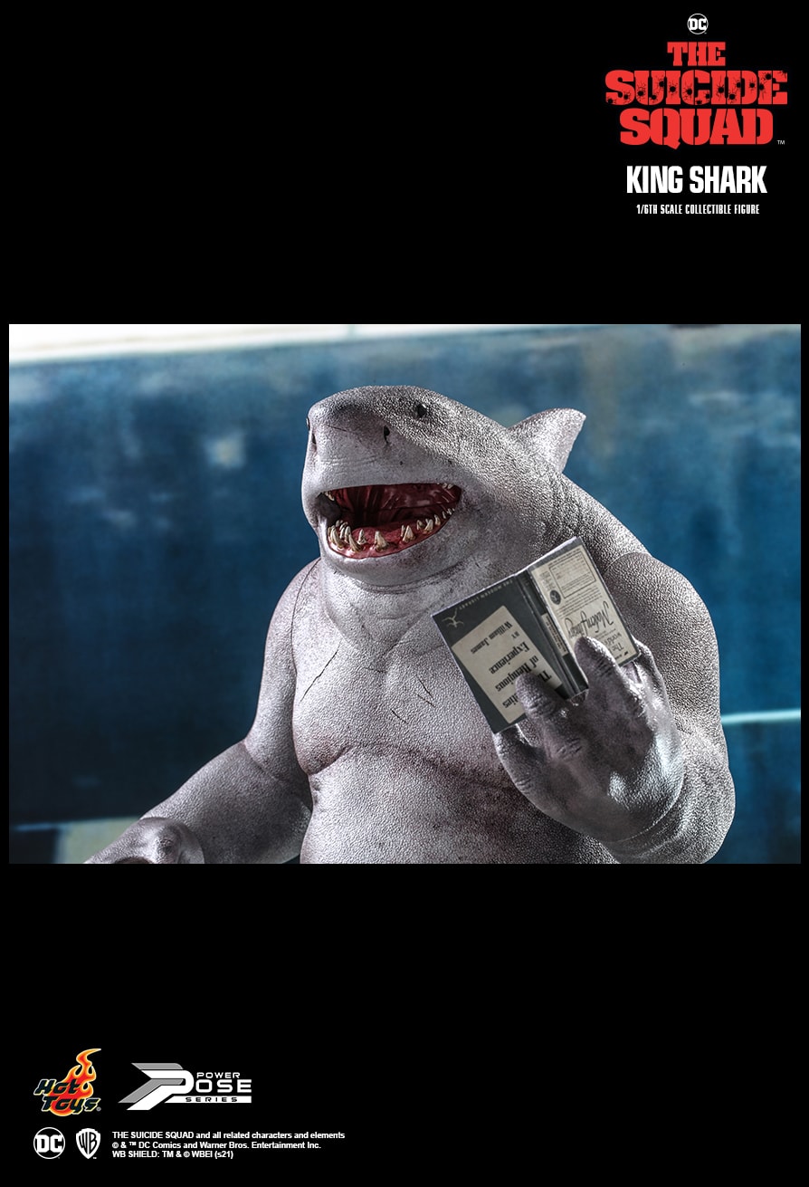 Hot Toys 推出全新 1:6 比例《The Suicide Squad》人氣角色「King Shark」雕塑模型