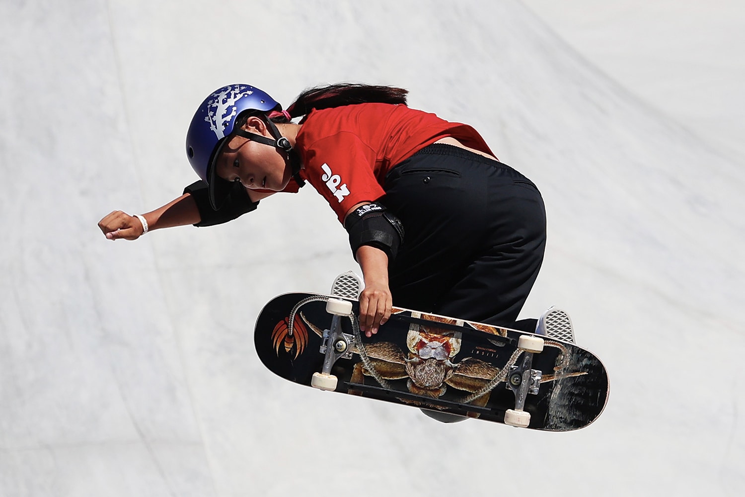 日本滑手四十住櫻、開心那成功奪得東京奧運「女子滑板公園賽」金銀兩牌