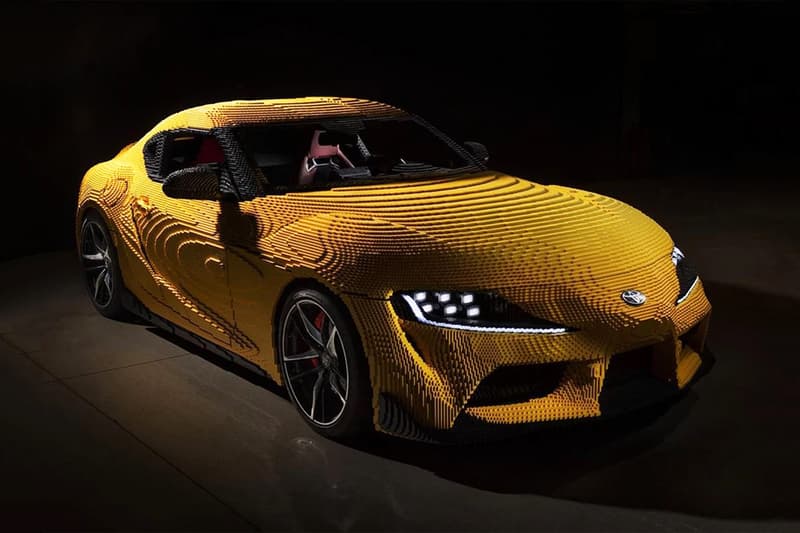 LEGO 實體化 Toyota GR Supra「可發動」真實尺寸積木模型