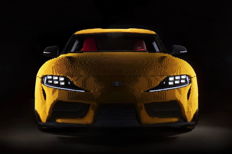 LEGO 實體化 Toyota GR Supra「可發動」真實尺寸積木模型