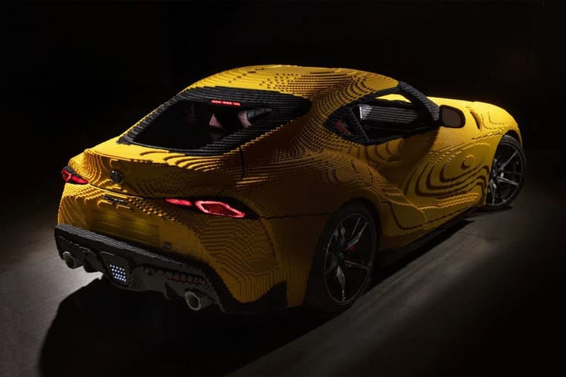 LEGO 實體化 Toyota GR Supra「可發動」真實尺寸積木模型