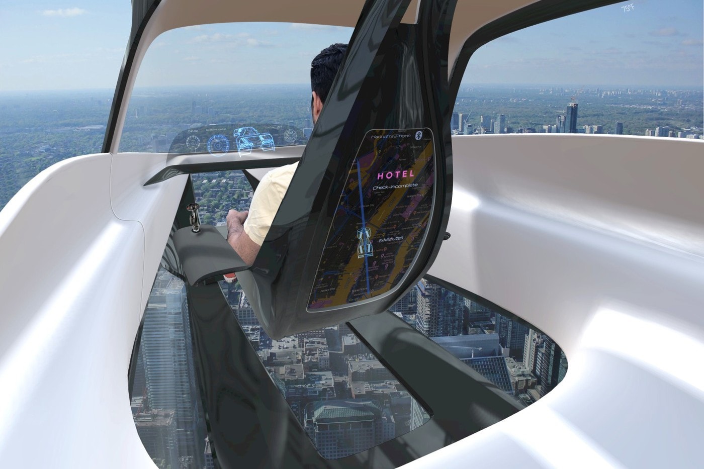Urban eVTOL 展示全新電能飛行概念車「LEO Coupe」