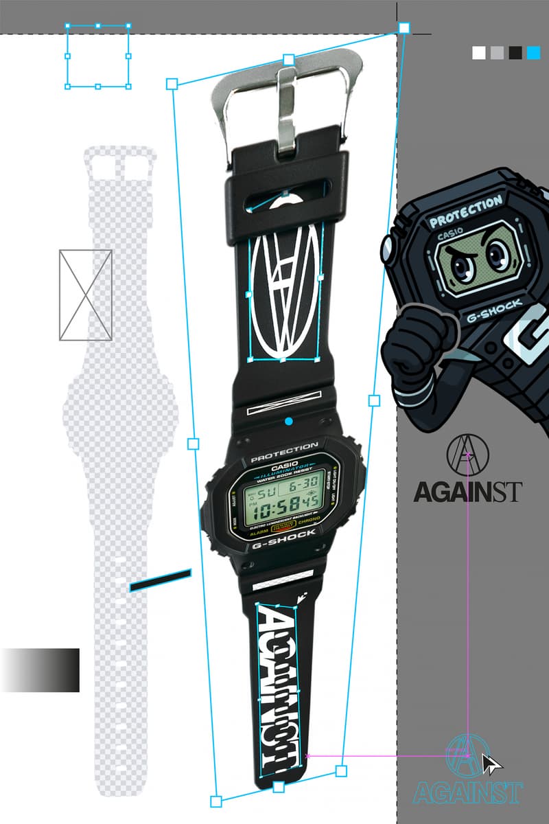 Against Lab 携手 G-shock 推出 限量表款