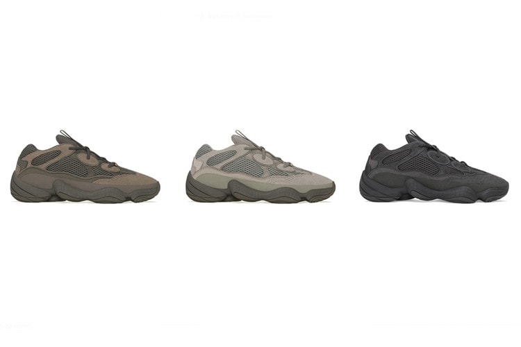 adidas YEEZY 500 三款新色鞋款系列率先曝光