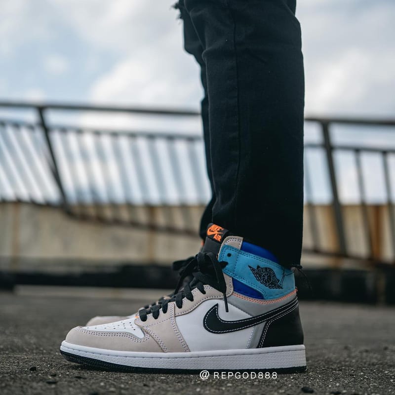 jordan 1 high prototype on feet