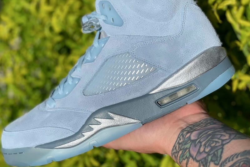 率先預覽 Air Jordan 5 最新配色「Blue Bird」近賞圖輯