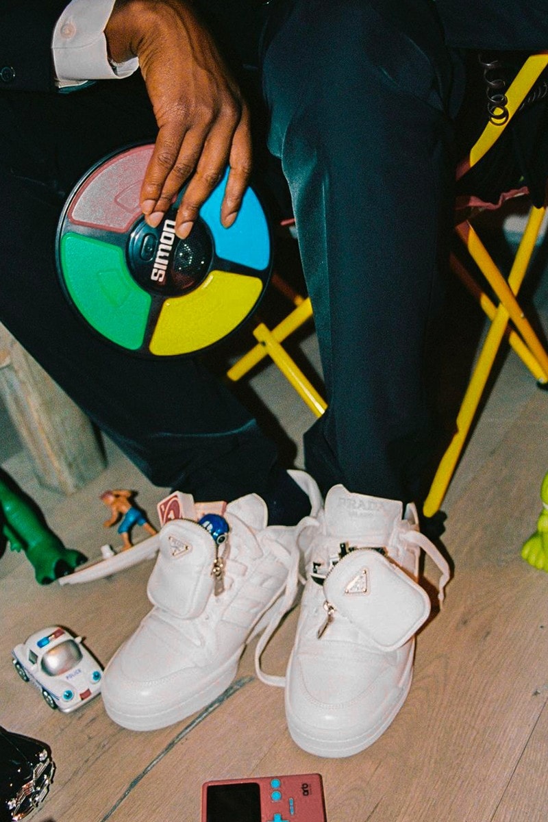 A$AP Rocky 疑似揭露 Prada x adidas Forum 最新聯乘鞋款