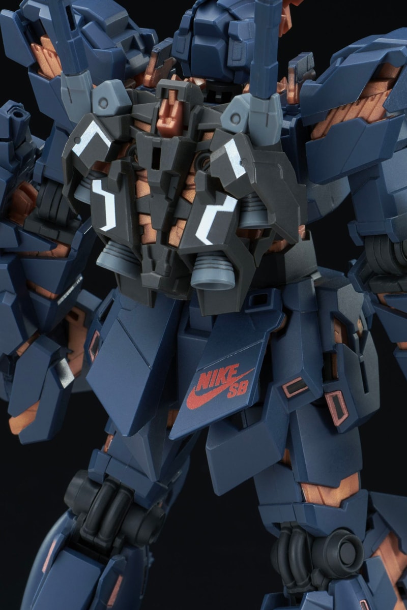 Bandai 親自公開 Nike SB Dunk x Gumdam HG 1/144 聯乘模型系列