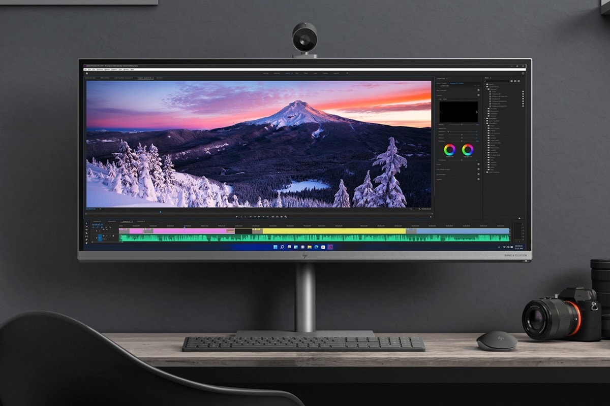 HP 推出全新 5K ENVY 34 螢幕一體式桌上型電腦