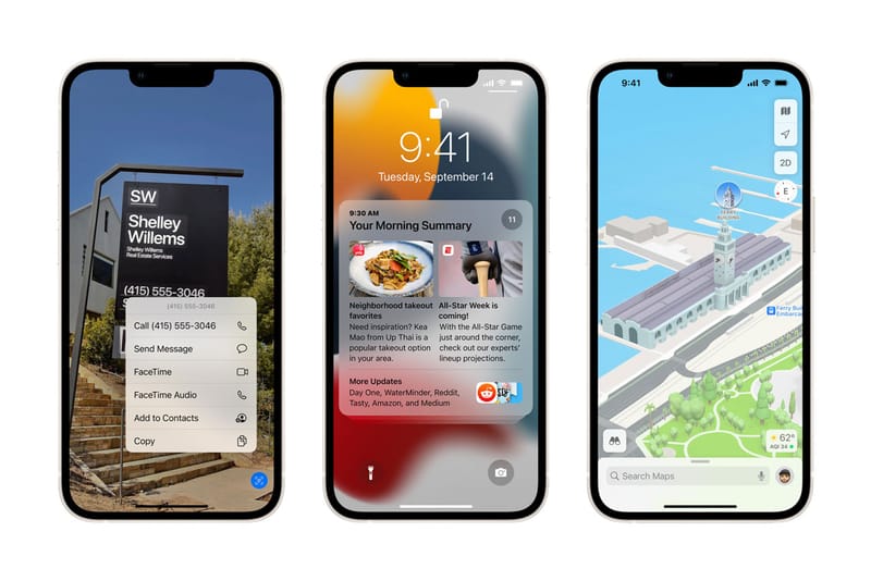 Apple 最新作業系統 iOS 15 正式開放更新