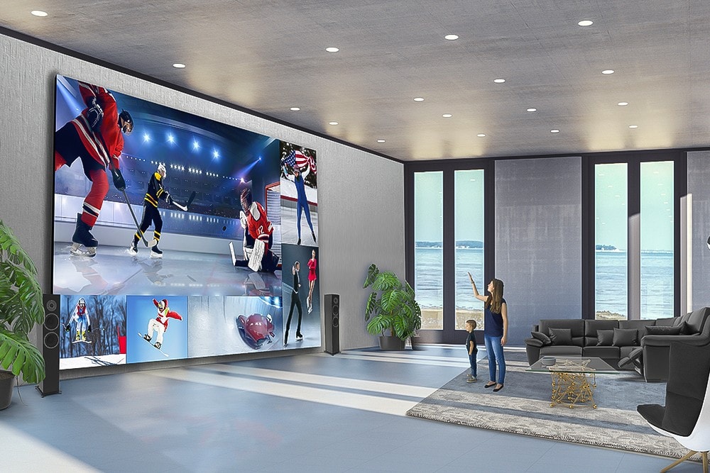 LG 推出 8K 超高畫質 325 英吋巨型家庭劇院螢幕