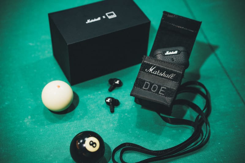Marshall 全新真无线耳机 Motif A.N.C. 现身 DOE 联名派对
