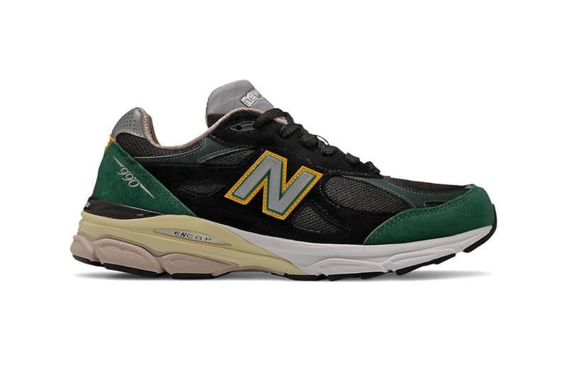 率先近賞 New Balance 990v3 全新配色「Green/Yellow」