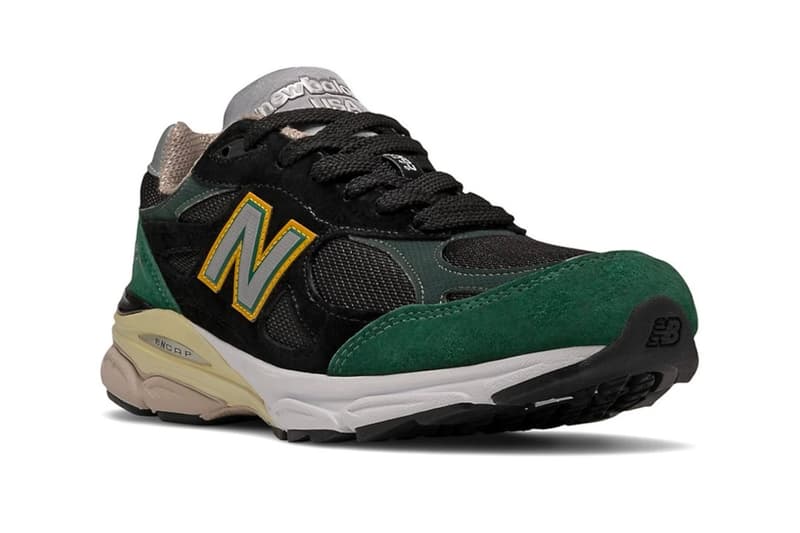 率先近賞 New Balance 990v3 全新配色「Green/Yellow」