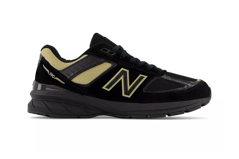 New Balance 990v5 最新配色「Gold/Black」正式登場