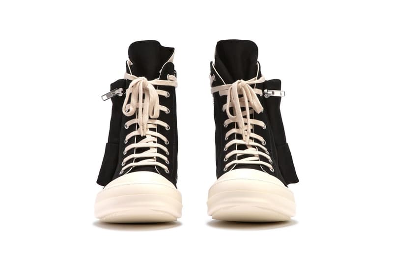 Rick Owens DRKSHDW 最新 Scarpe Cargo 高筒帆布鞋款正式上架