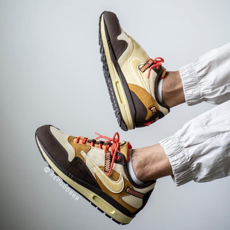 Travis Scott x Nike Air Max 1「Baroque Brown」上腳圖輯近賞