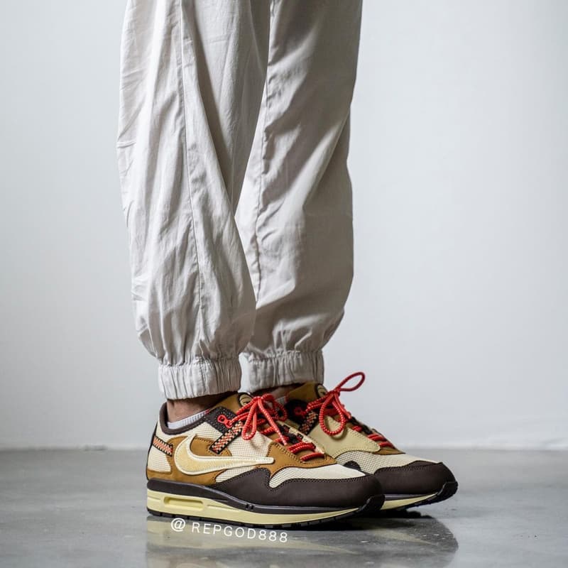 Travis Scott x Nike Air Max 1「Baroque Brown」上腳圖輯近賞